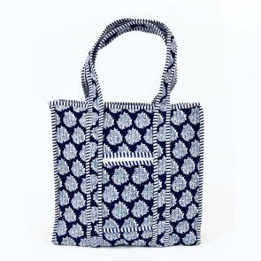 Kishor Medium Quilted Tote Bag