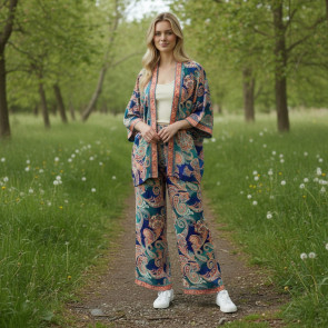 Kimono Trouser Set C04