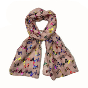 Butterfly Colourful Foil Pink
