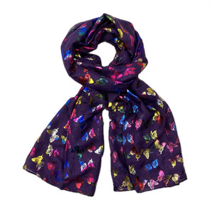 Butterfly Colourful Foil Purple