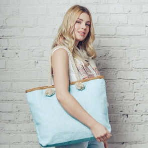 Marilyn Rope Bag Light Blue