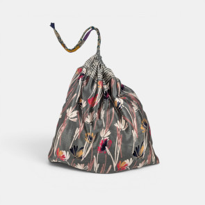Recycled Sari Drawstring Bag 7