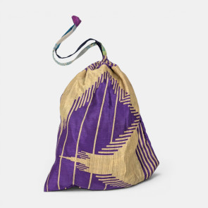 Recycled Sari Drawstring Bag 10