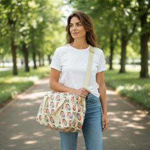 Winter Robin Weekender Cream