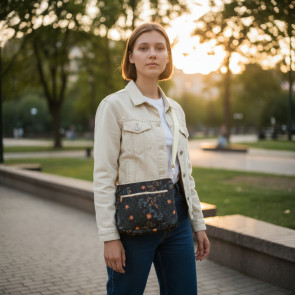 Tudor Rose Cross Body Bag Teal