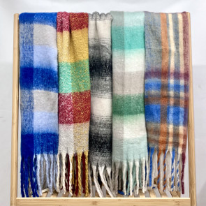 Assorted 5pcs Cosy Winter Scarves