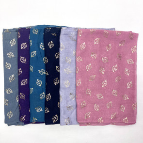 Foil Small Leaf 6pc mixed
