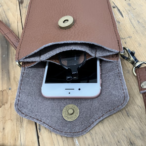 Leather Bag Light Brown