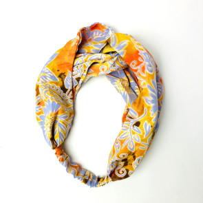 Recycled Sari Knotted Hairband 5