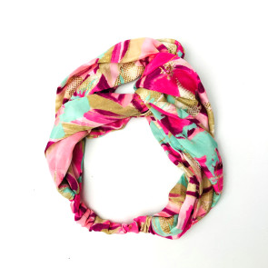 Recycled Sari Knotted Hairband 2