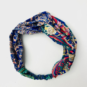 Recycled Sari Knotted Hairband 8