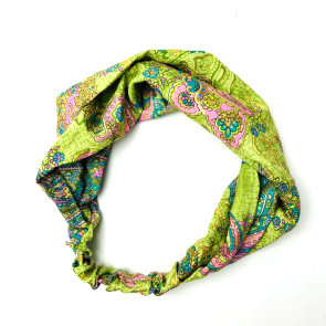 Recycled Sari Hairband 2