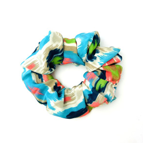 Recycled Sari Hair Scrunchie C11