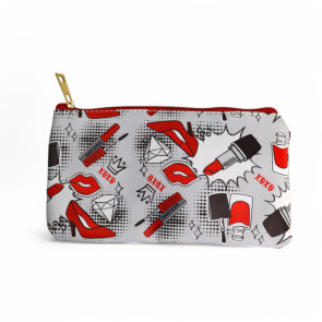 Comic Make-up Bag White