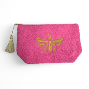 Bee Make Up Bag Hot Pink
