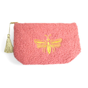 Bee Make Up Bag Soft Pink
