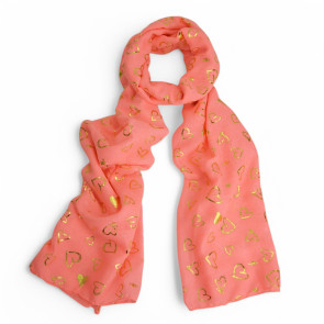 Love Heart Foil Pink