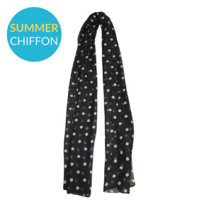 Polka-dot black