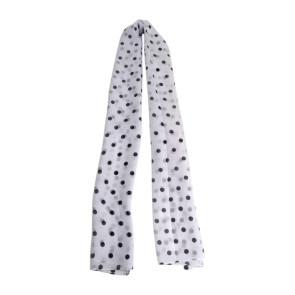 Polka-dot white