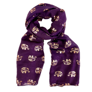 Foil Elephant Purple