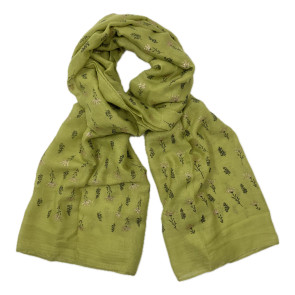 Glitter Flower Green