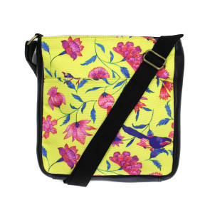 Watercolour Cross Body Bag Yellow