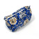 Blue Flower Cosmetic Bag