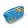 Turquoise Leopard Cosmetic Bag