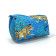 Turquoise Leopard Cosmetic Bag