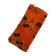 Quilted Velvet Glasses Case Orange