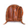 Herringbone Brown Small Backpack 
