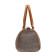 Herringbone Brown Barrel Bag 