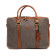 Herringbone Brown Laptop / Brief Case