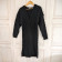 Long Knitted Cardigan Black XL