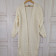 Long Knitted Cardigan White XL