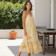 Tie-Dye Camisole Dress Yellow