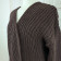 Short Knitted Cardigan X Large Coffee