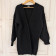 Short  Knitted Cardigan Medium Black