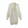 Short Knitted Cardigan X Large White