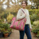 Goldie Quilted Tote Bag Pink