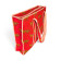Large Quilted Tote Bag - Red