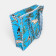 Large Quilted Tote Bag - Turquoise