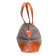 Herringbone Brown Shoulder Bag