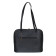 Pebbled Leather Hand Bag Black