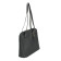 Pebbled Leather Hand Bag Black