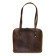 Leather Hand Bag Brown
