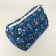 Buta Floral Cosmetic Bag Blue