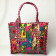 Large Quilted Tote Bag - Pink