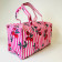 Quilted Duffle Bag - Pink