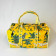 Quilted Duffle Bag - Yellow